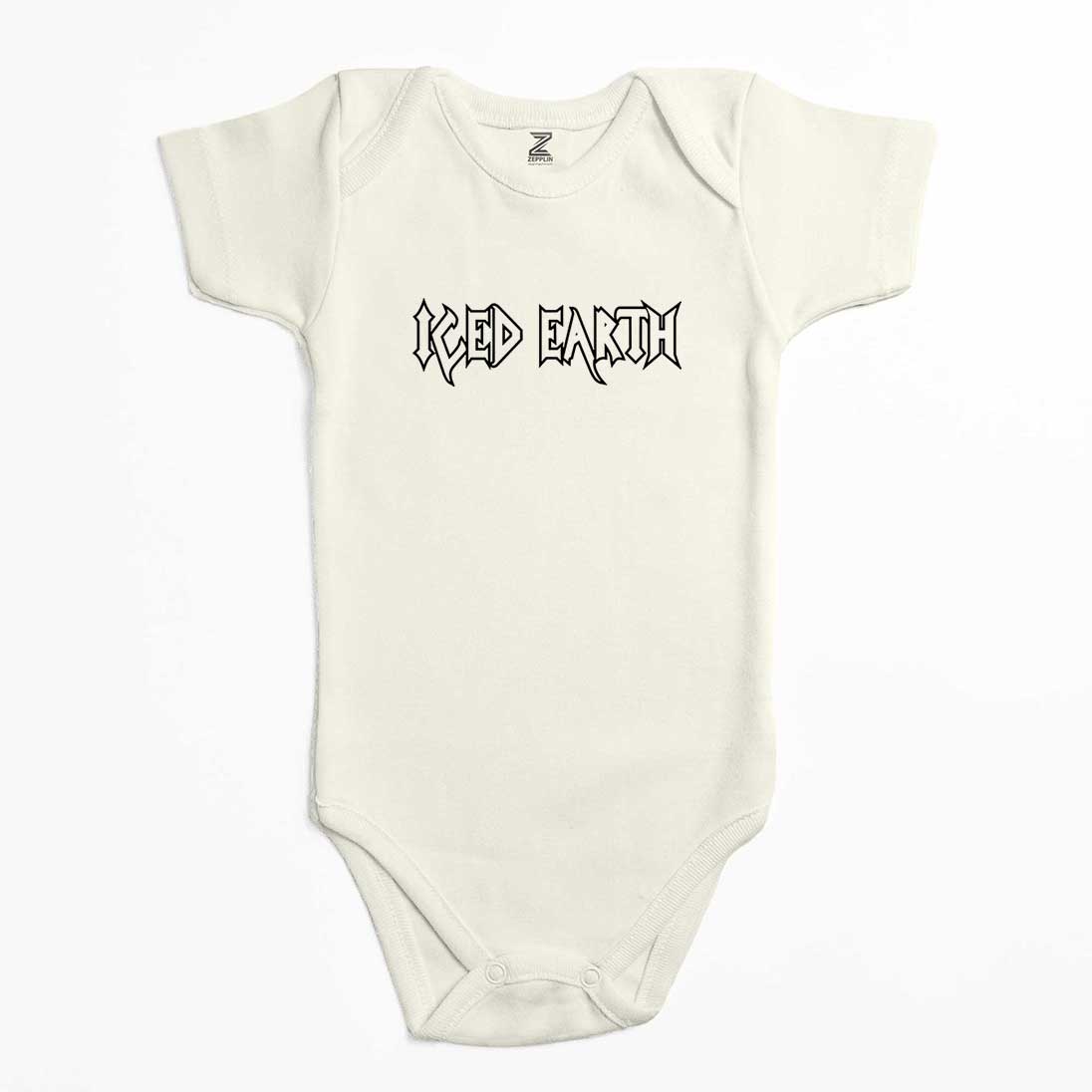 Iced Earth Logo 2 Renkli Bebek Body Zıbın