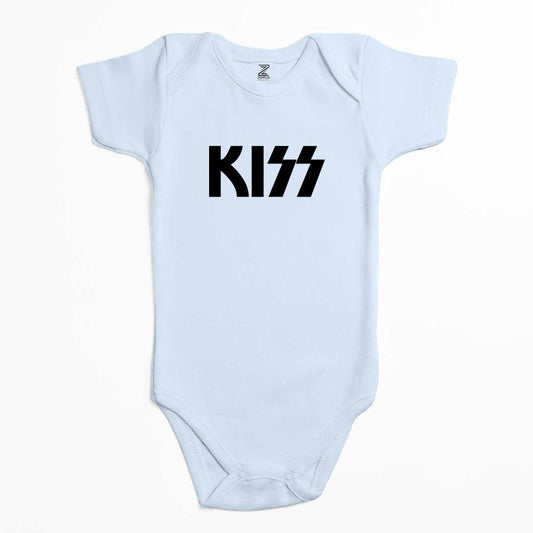 Kiss Logo 2 Renkli Bebek Body Zıbın