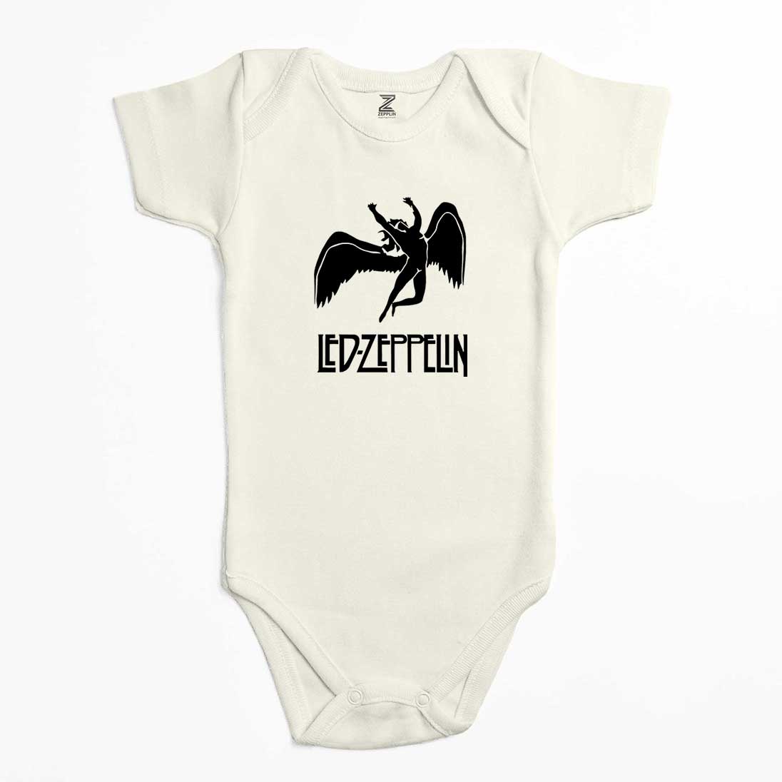 Led Zeppelin Black Angel Renkli Bebek Body Zıbın