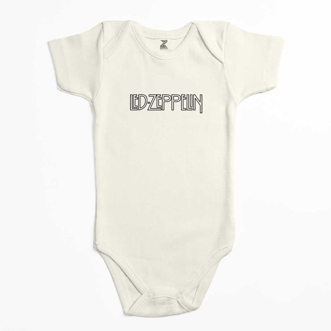 Led Zeppelin Logo 2 Renkli Bebek Body Zıbın