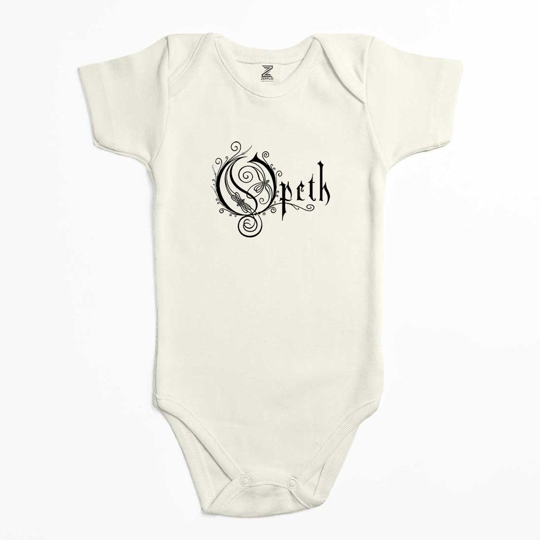 Opeth Logo Classic 2 Renkli Bebek Body Zıbın