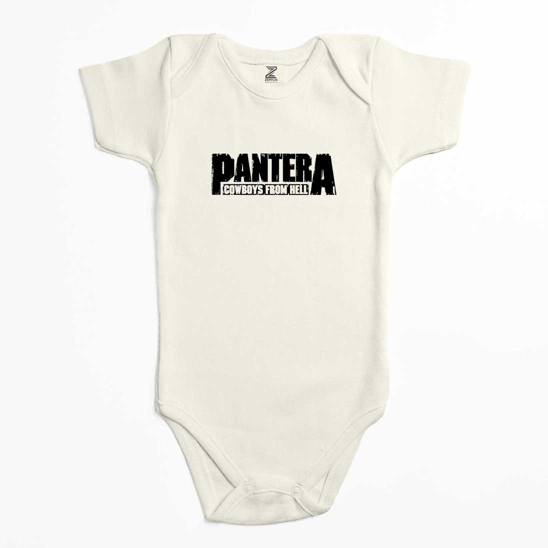 Pantera Cowboys From Hell 2 Renkli Bebek Body Zıbın
