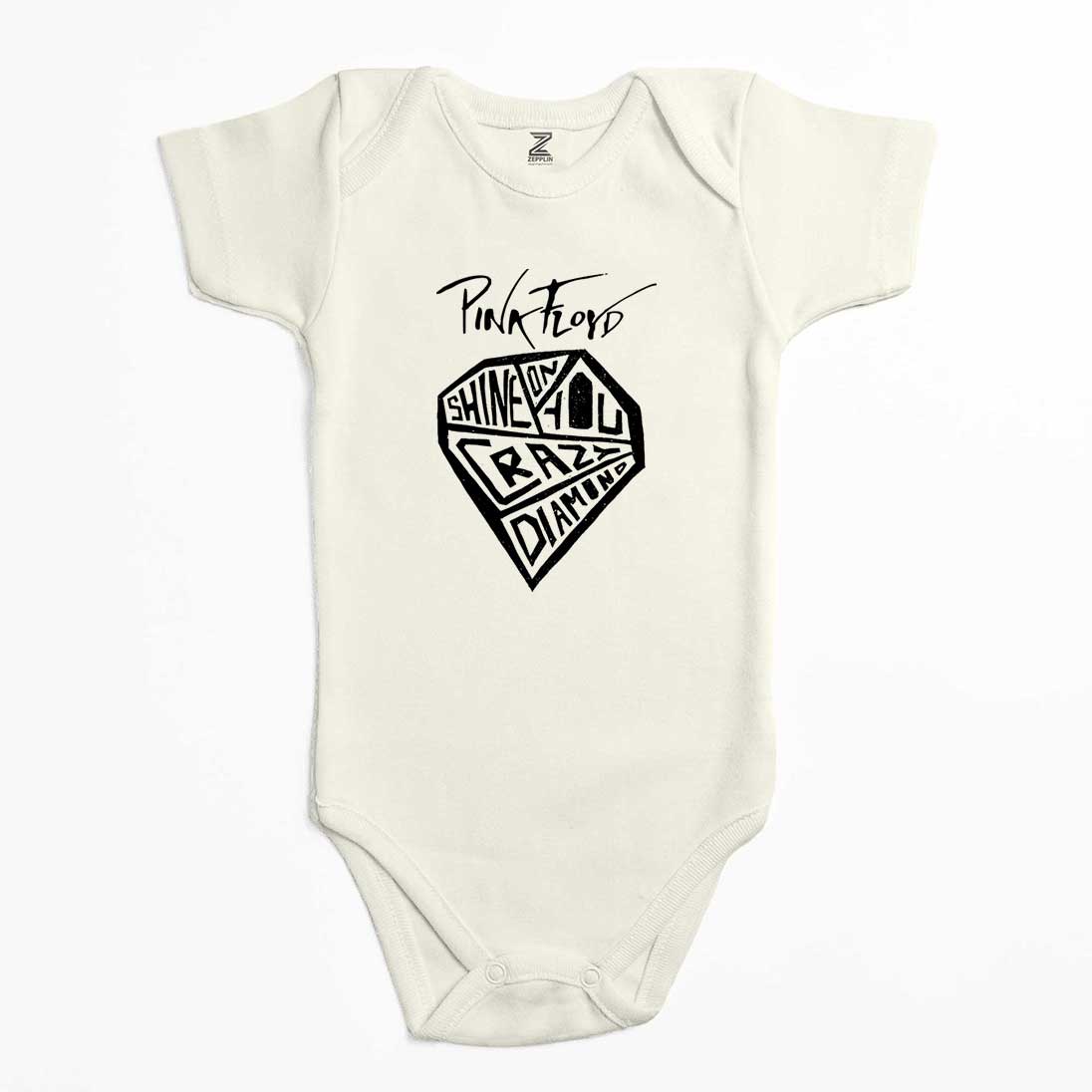 Pink Floyd Crayz Diamond Renkli Bebek Body Zıbın