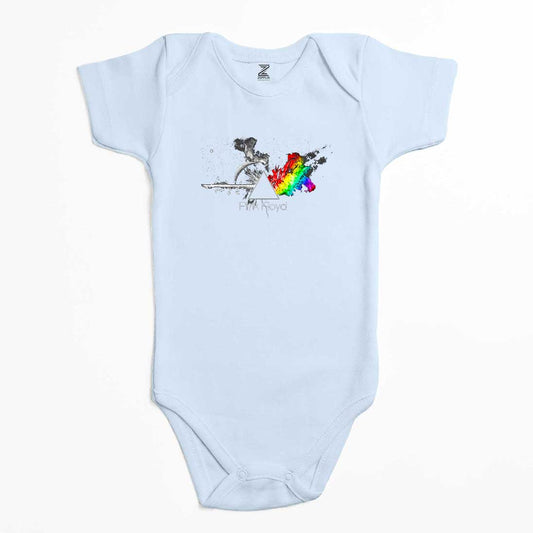 Pink Floyd RainBow Renkli Bebek Body Zıbın