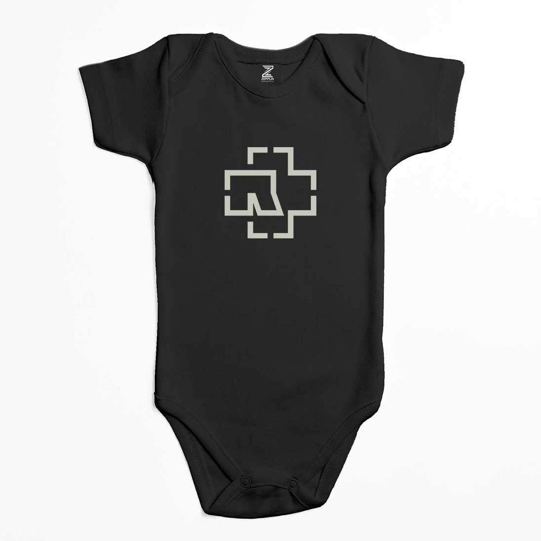 Rammstein Logo Renkli Bebek Body Zıbın