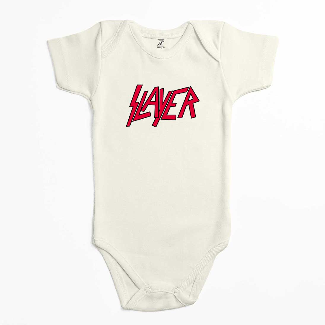 Slayer Logo Classic Renkli Bebek Body Zıbın