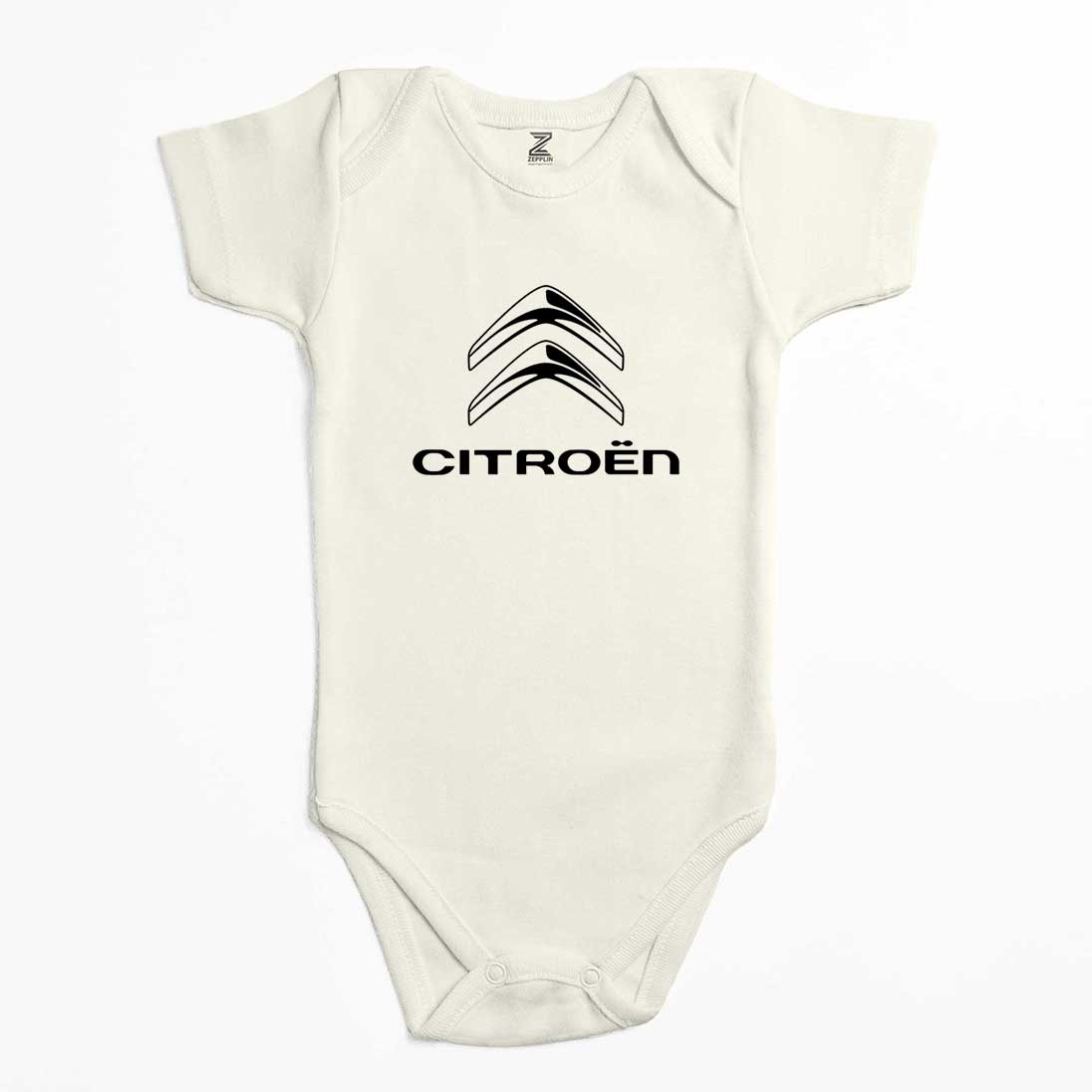 Citroen Logo Renkli Bebek Body Zıbın