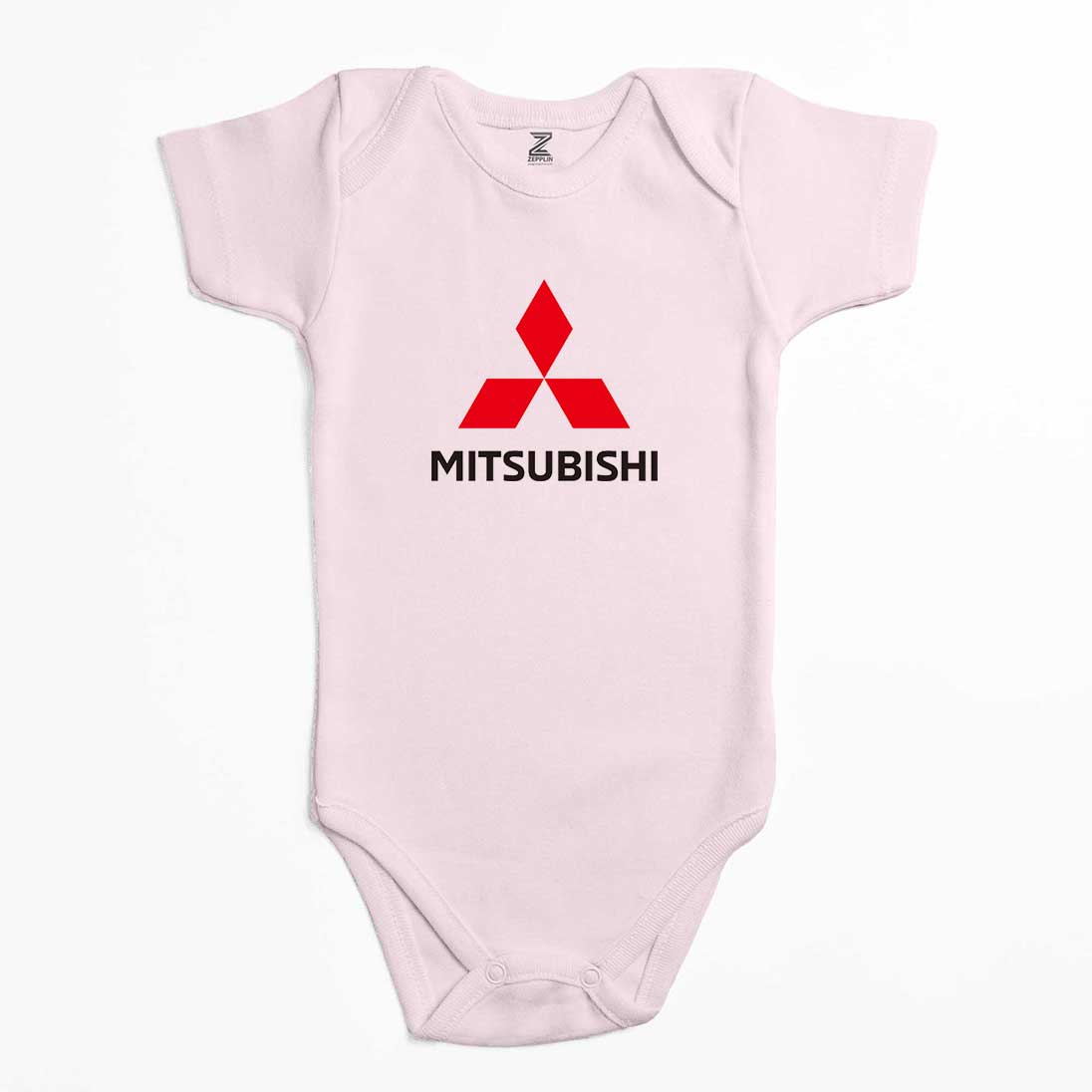 Mitsubishi Logo Renkli Bebek Body Zıbın