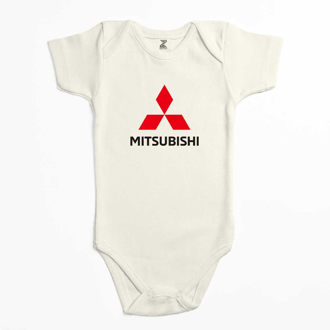 Mitsubishi Logo Renkli Bebek Body Zıbın