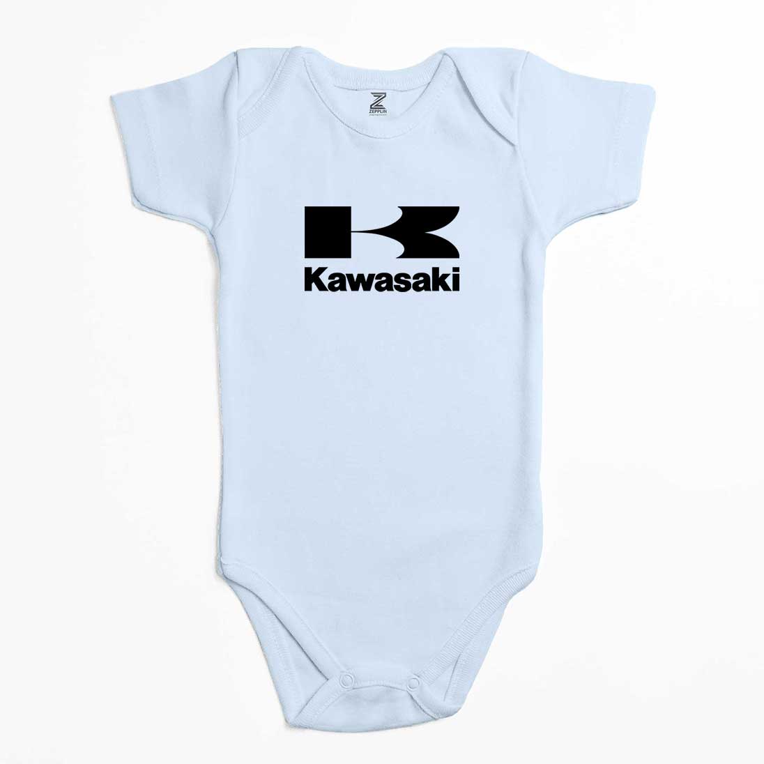 Kawasaki Logo Renkli Bebek Body Zıbın