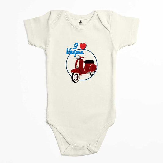 Vespa I Love Renkli Bebek Body Zıbın