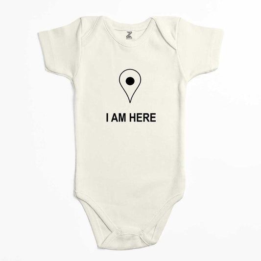 I am Here Renkli Bebek Body Zıbın