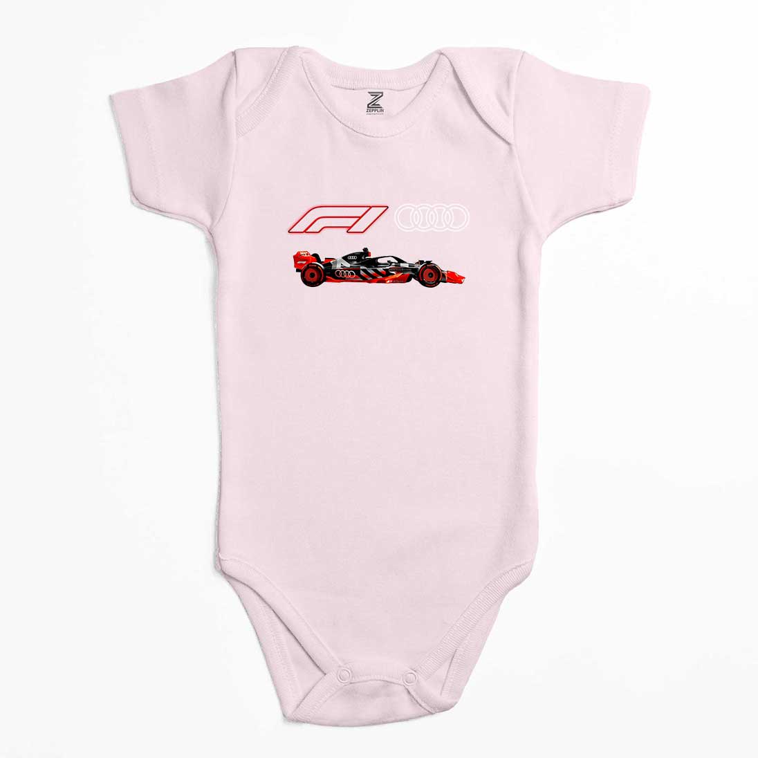 F1 Audi Logo Car Renkli Bebek Body Zıbın