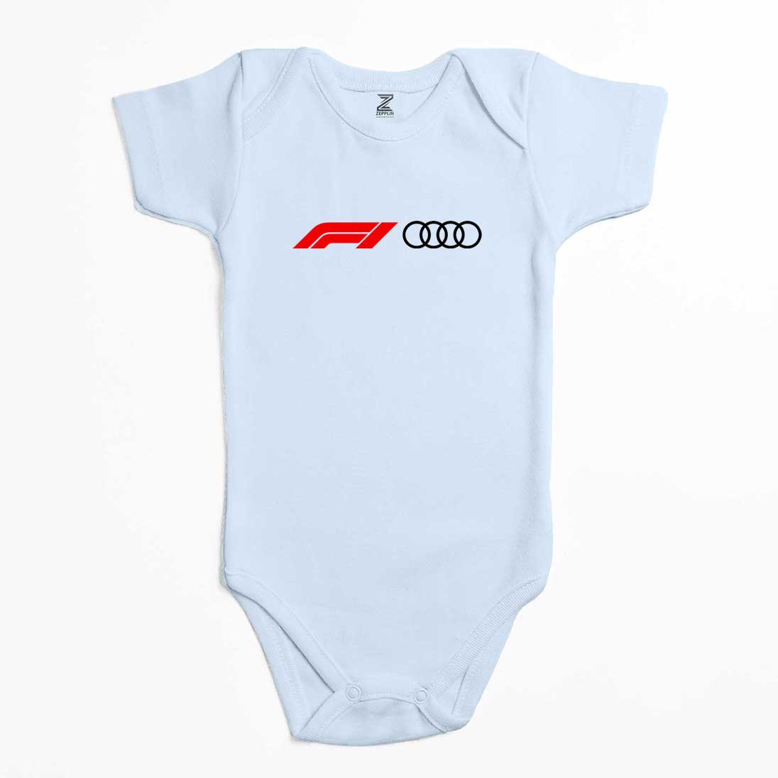 F1 Audi Logo Renkli Bebek Body Zıbın