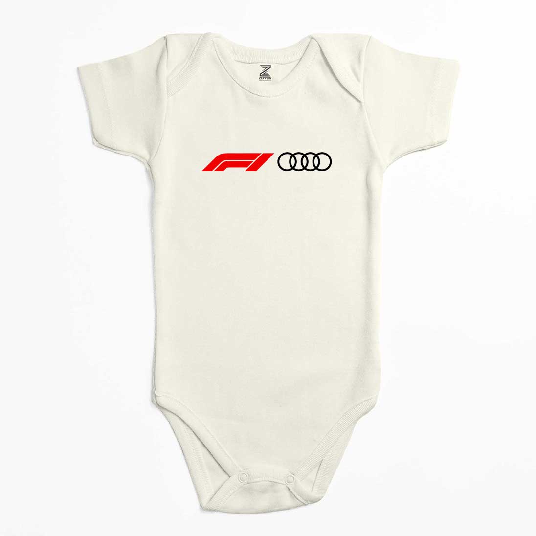 F1 Audi Logo Renkli Bebek Body Zıbın