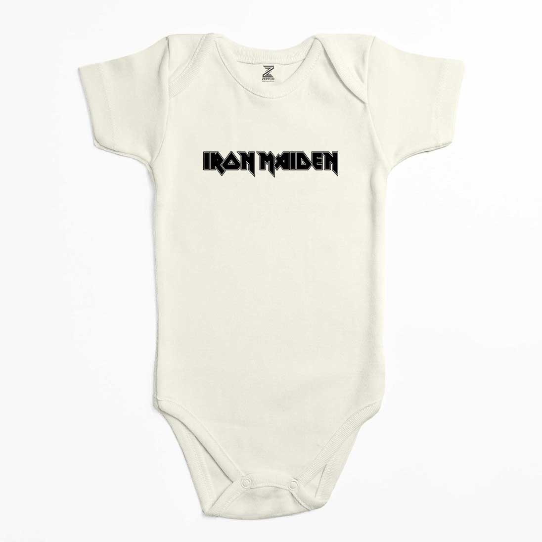 Iron Maiden Logo Renkli Bebek Body Zıbın