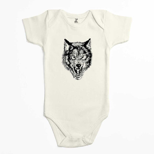 White Wolf Renkli Bebek Body Zıbın