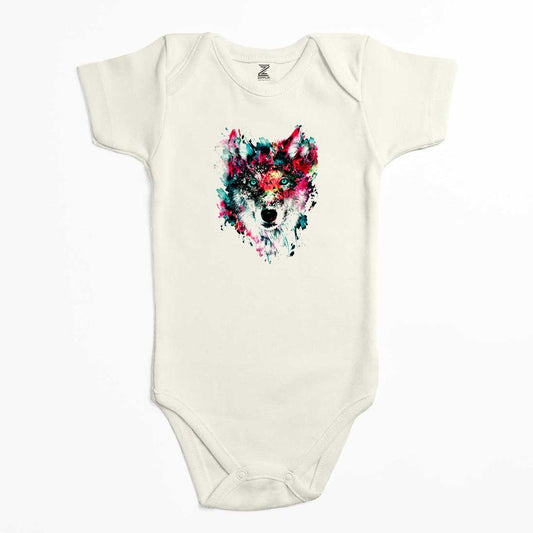 Wolf Color Renkli Bebek Body Zıbın