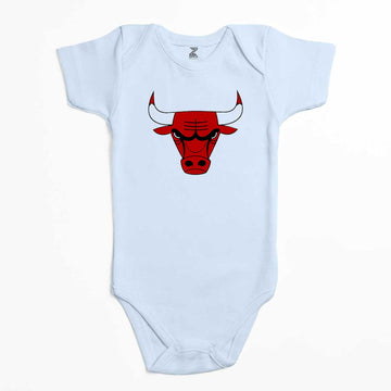 Chicago Bulls Logo Renkli Bebek Body Zıbın