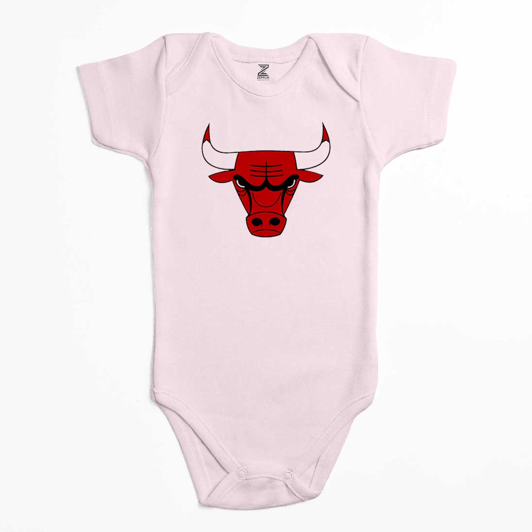 Chicago Bulls Logo Renkli Bebek Body Zıbın