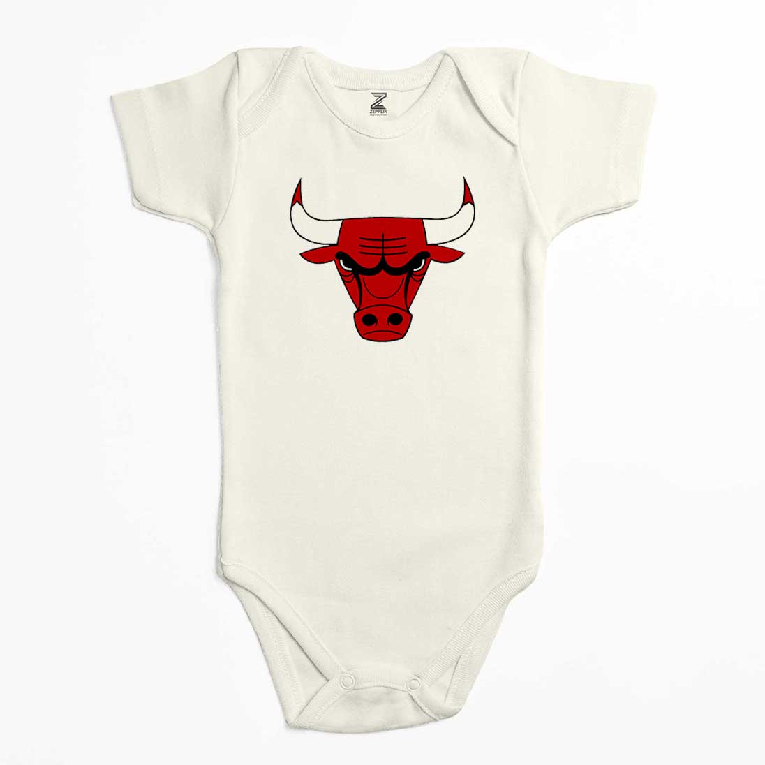 Chicago Bulls Logo Renkli Bebek Body Zıbın