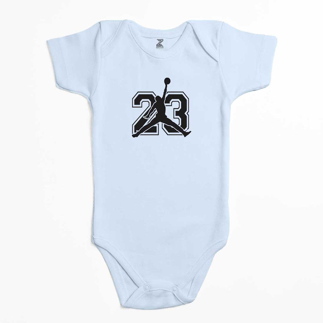 Jordan Black 23 Renkli Bebek Body Zıbın