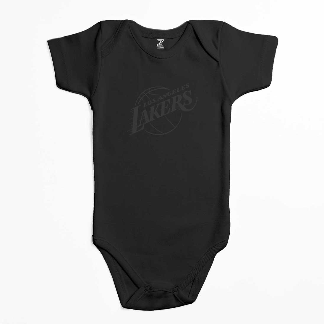 Los Angeles Lakers Grey Silhouette Renkli Bebek Body Zıbın