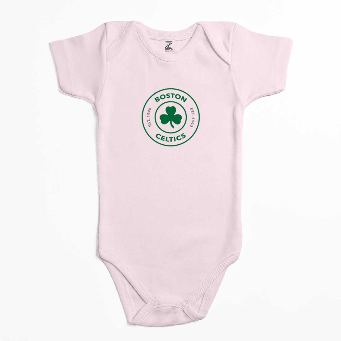 Boston Celtics Logo Renkli Bebek Body Zıbın