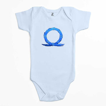 God of War Ragnarok Blue Logo Renkli Bebek Body Zıbın