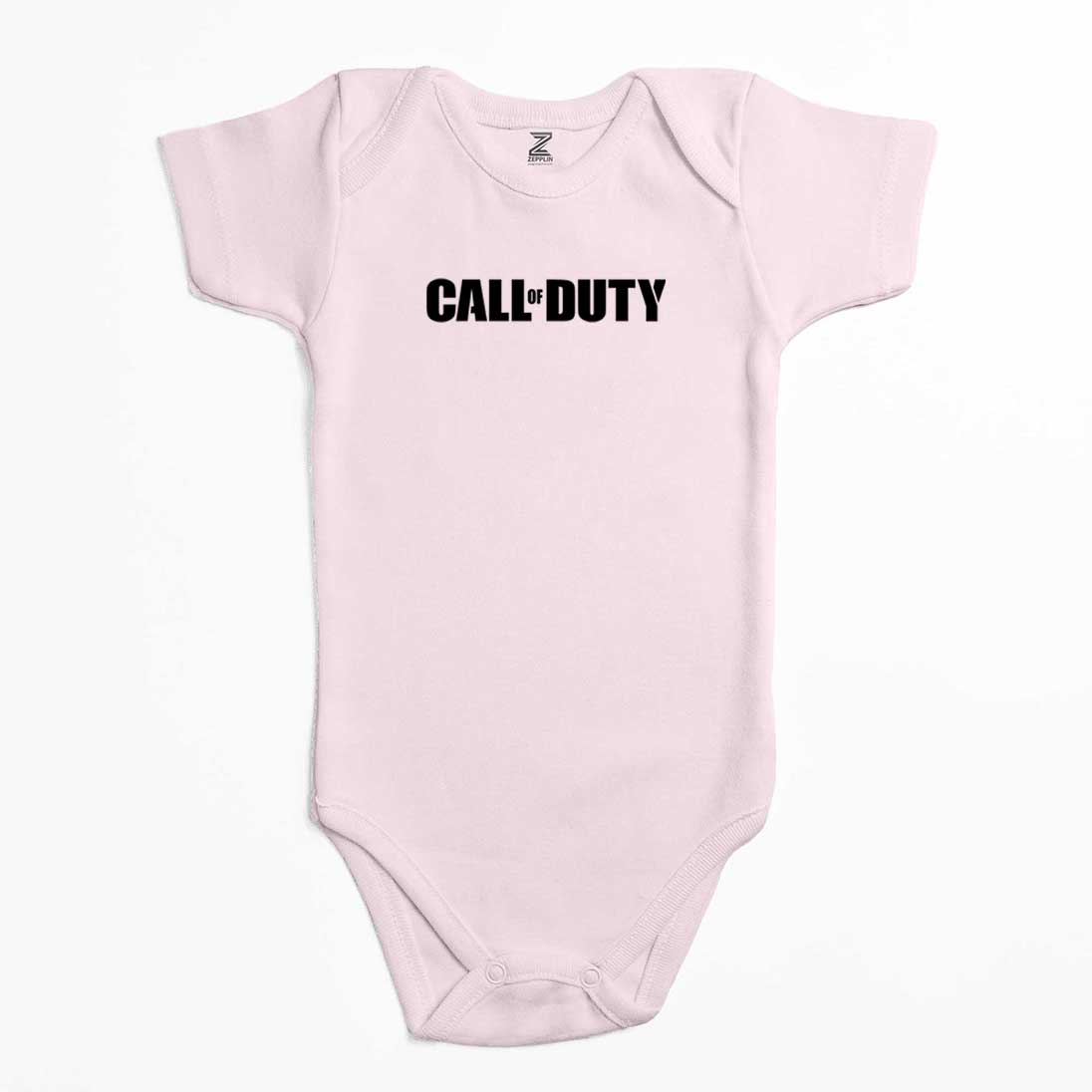 Call Of Duty Black Text Renkli Bebek Body Zıbın