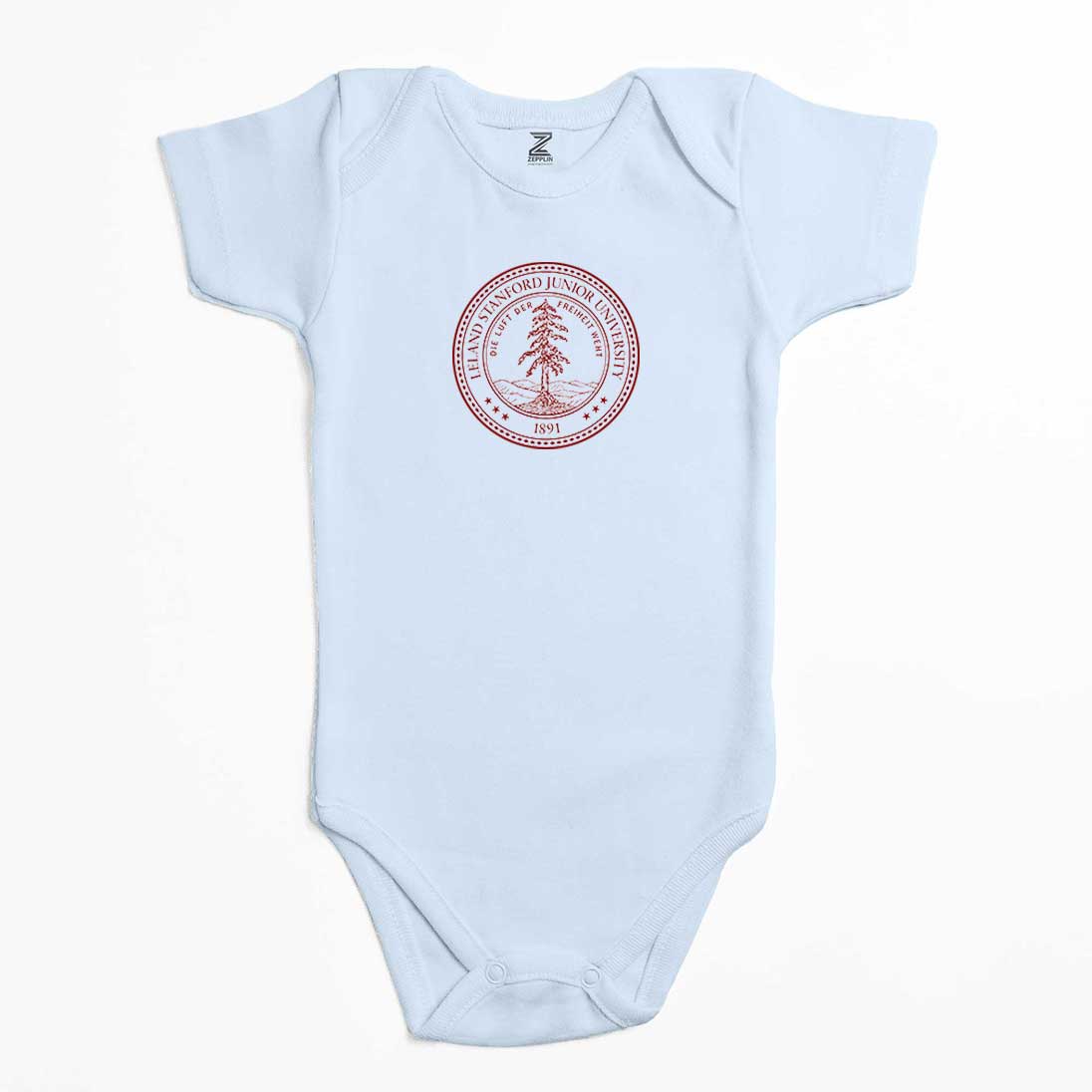 Stanford University Circle Logo Renkli Bebek Body Zıbın