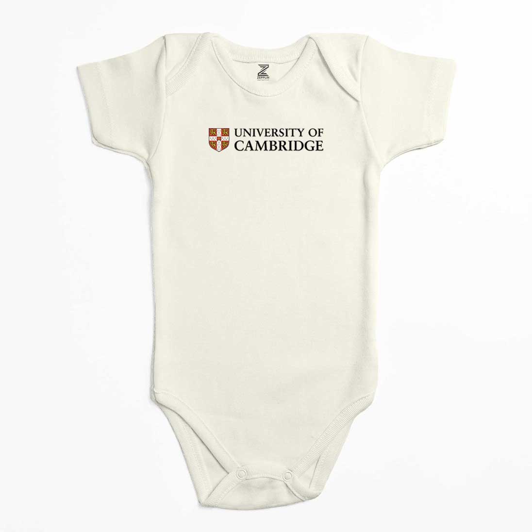 University Of Cambridge Logo Text Renkli Bebek Body Zıbın