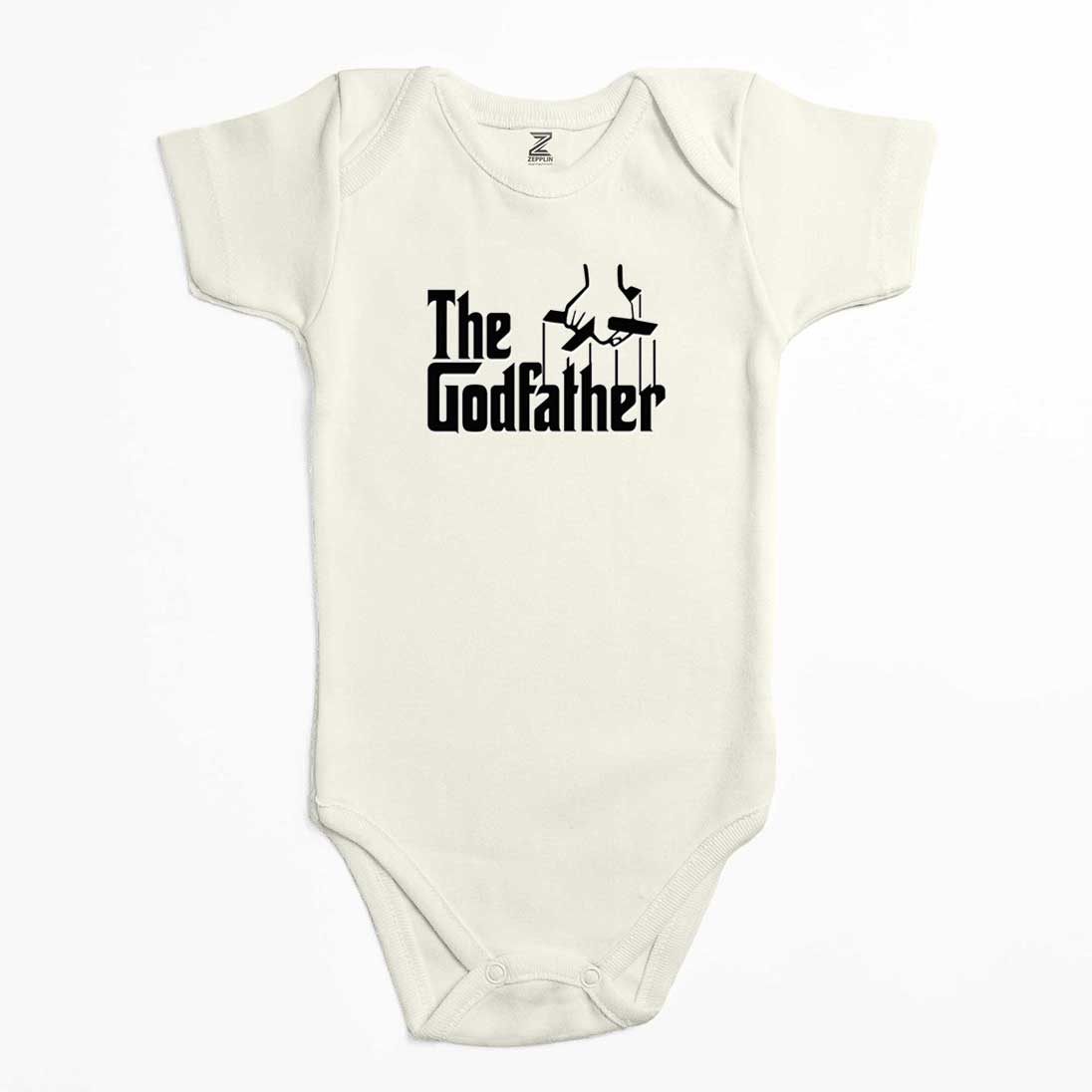 The Godfather Black Text Renkli Bebek Body Zıbın