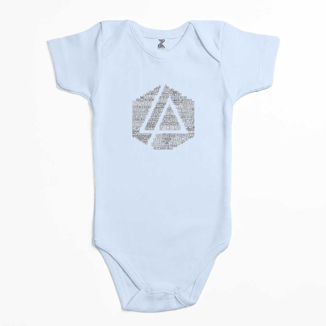 Linkin Park Sleeveless Renkli Bebek Body Zıbın