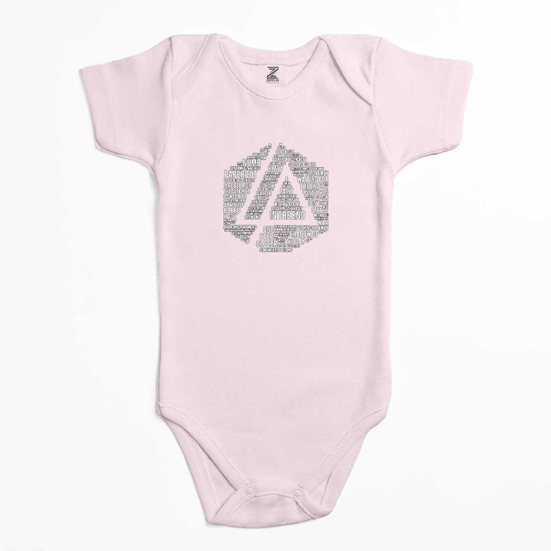 Linkin Park Sleeveless Renkli Bebek Body Zıbın