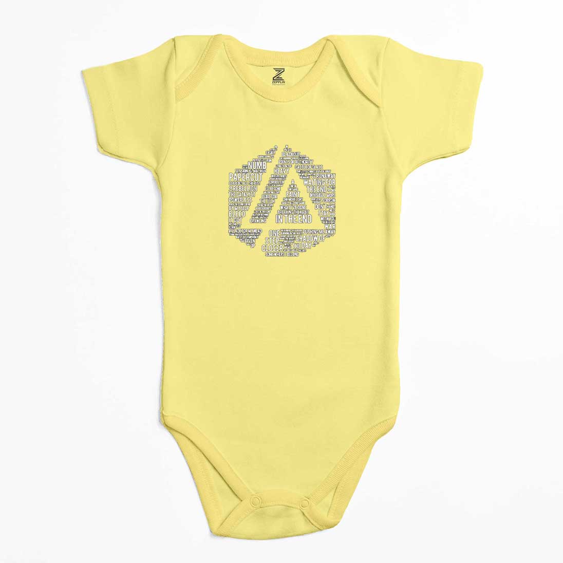 Linkin Park Sleeveless Renkli Bebek Body Zıbın