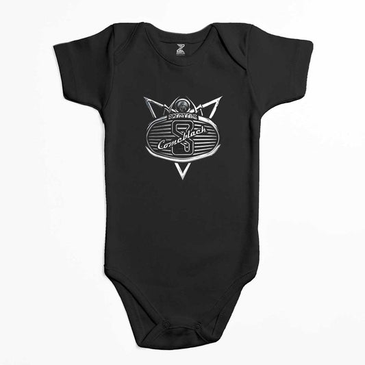 Scorpions Come Black Renkli Bebek Body Zıbın