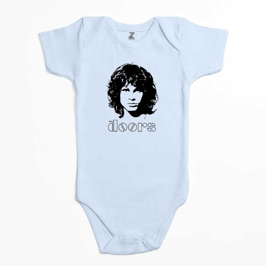 The Doors Jim Morrison Silhouette Renkli Bebek Body Zıbın