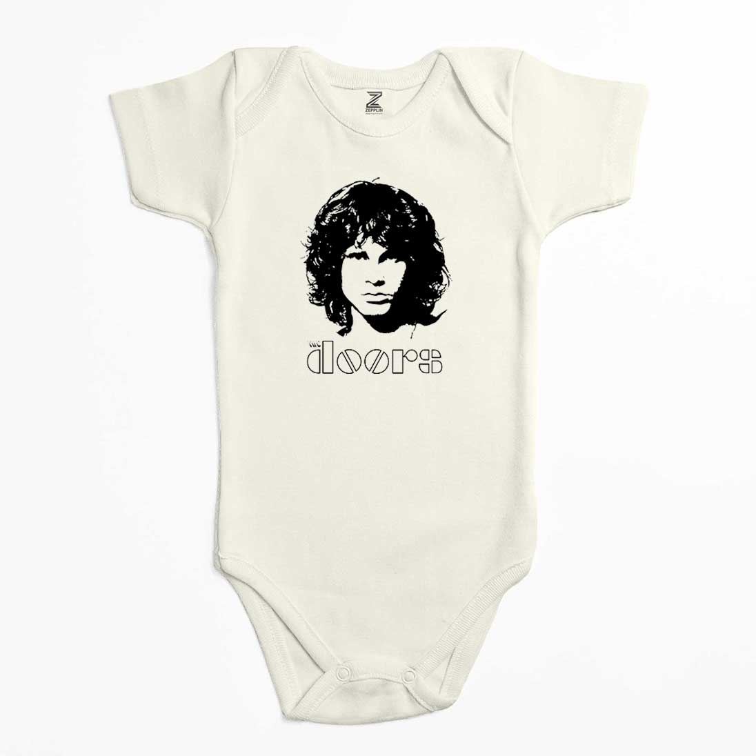 The Doors Jim Morrison Silhouette Renkli Bebek Body Zıbın