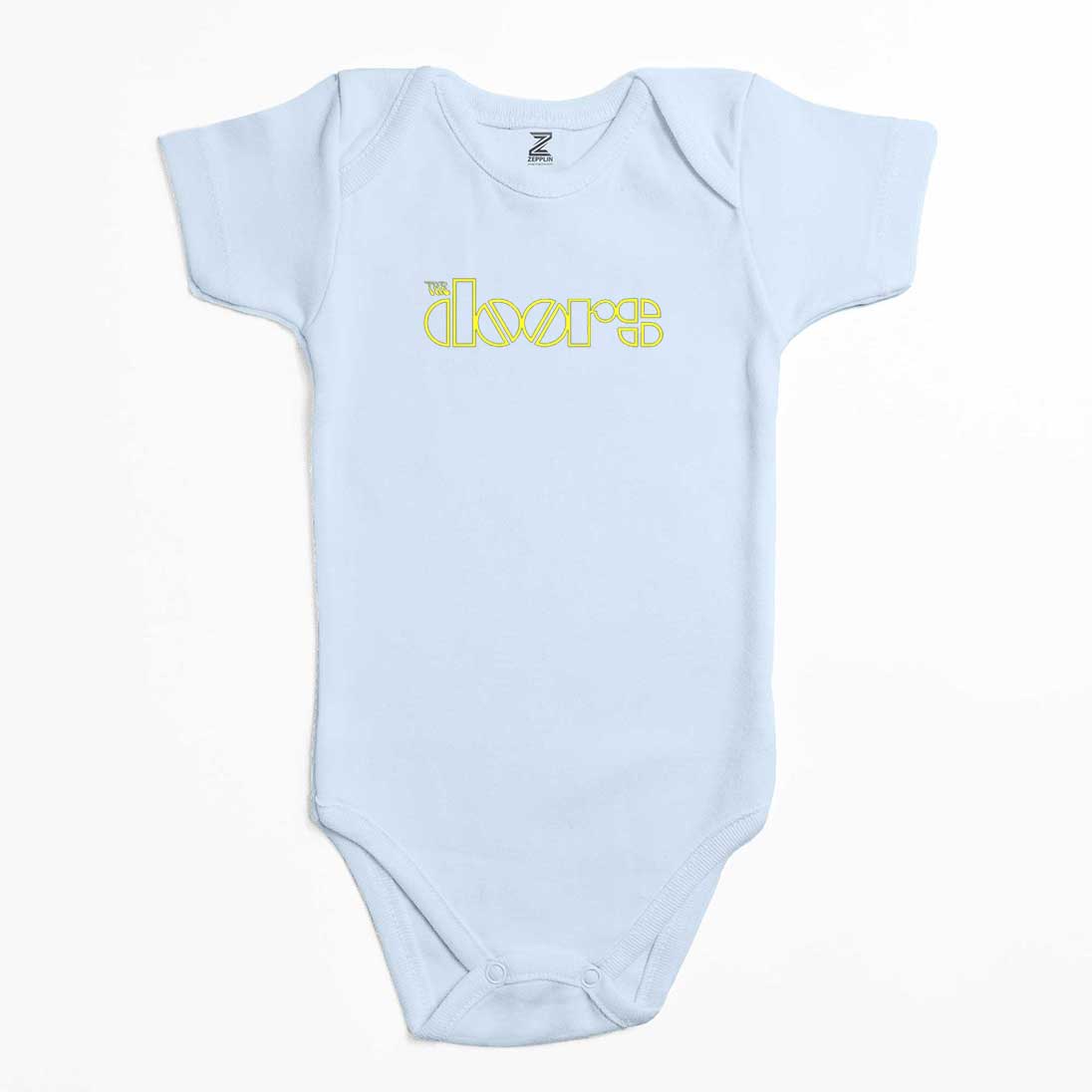 The Doors Logo Yellow Renkli Bebek Body Zıbın