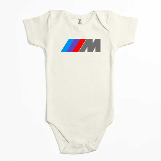 BMW M Power Logo Renkli Bebek Body Zıbın