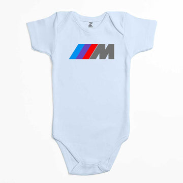 BMW M Power Logo Renkli Bebek Body Zıbın