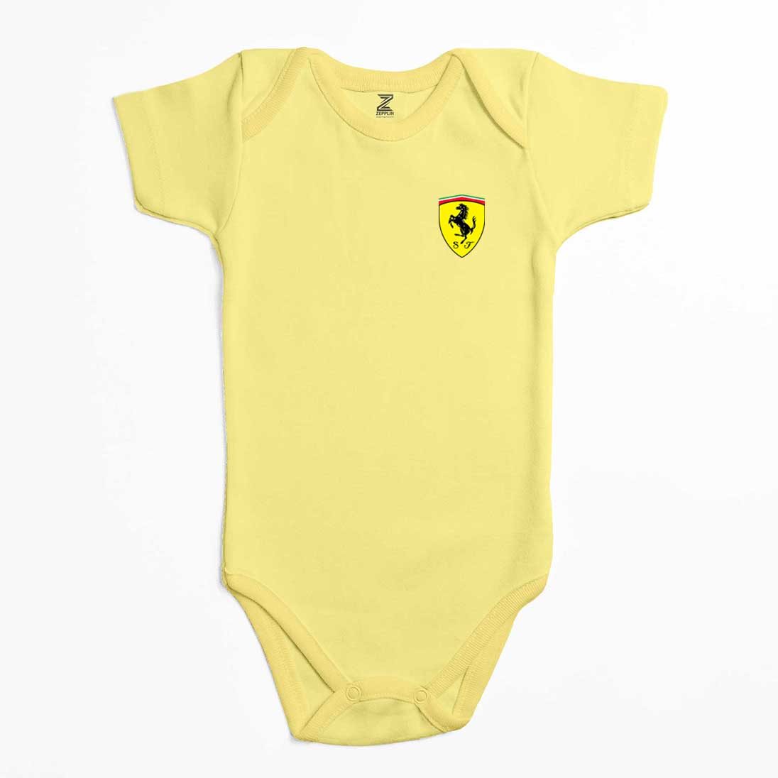 Ferrari Logo Renkli Bebek Body Zıbın