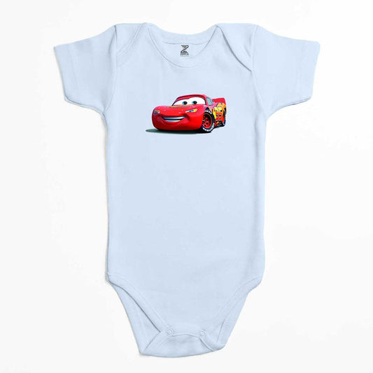 Şimşek McQueen Cars Renkli Bebek Body Zıbın