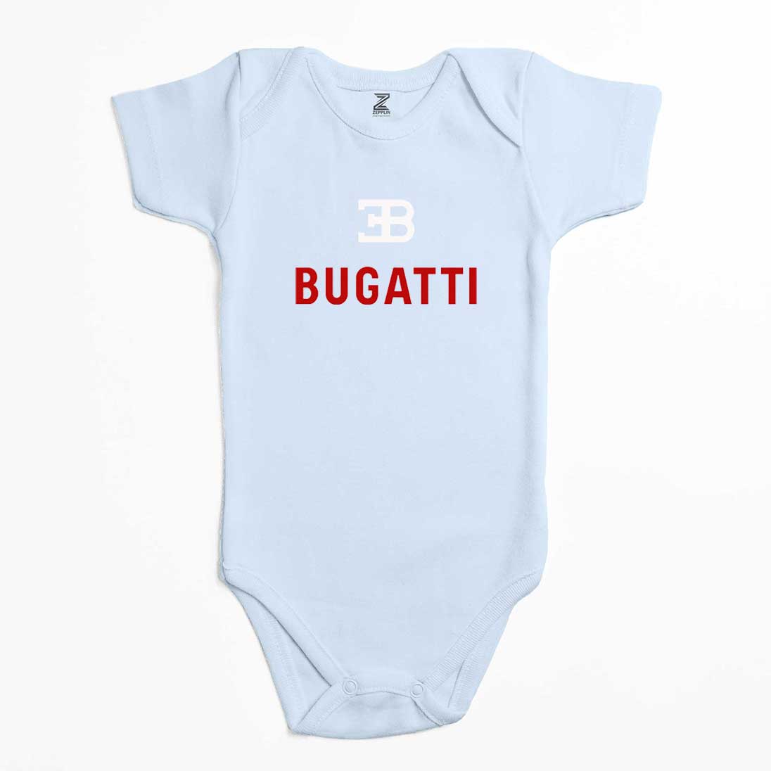 Bugatti Logo Renkli Bebek Body Zıbın