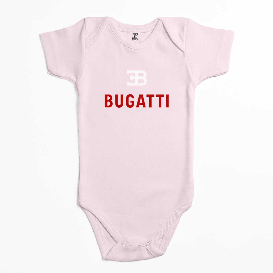 Bugatti Logo Renkli Bebek Body Zıbın