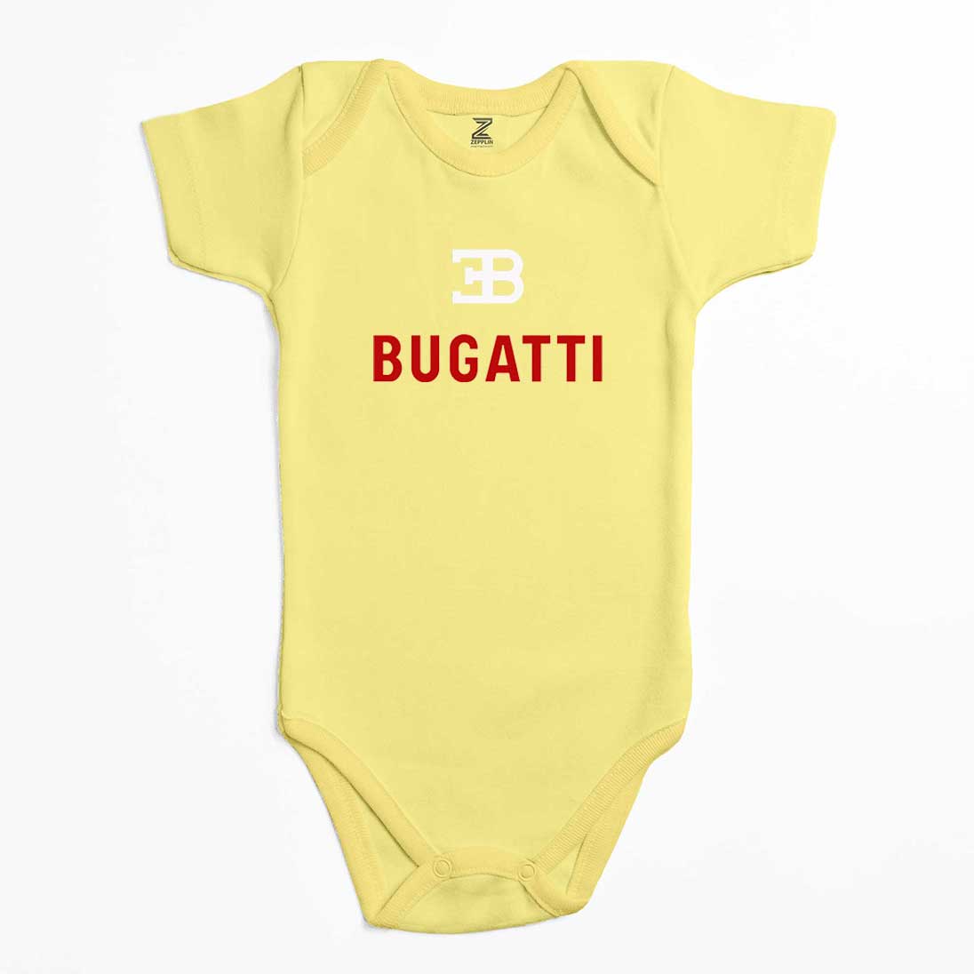 Bugatti Logo Renkli Bebek Body Zıbın