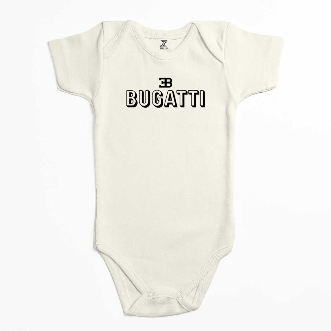 Bugatti Text Renkli Bebek Body Zıbın