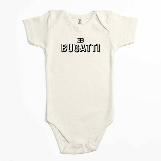 Bugatti Text Renkli Bebek Body Zıbın