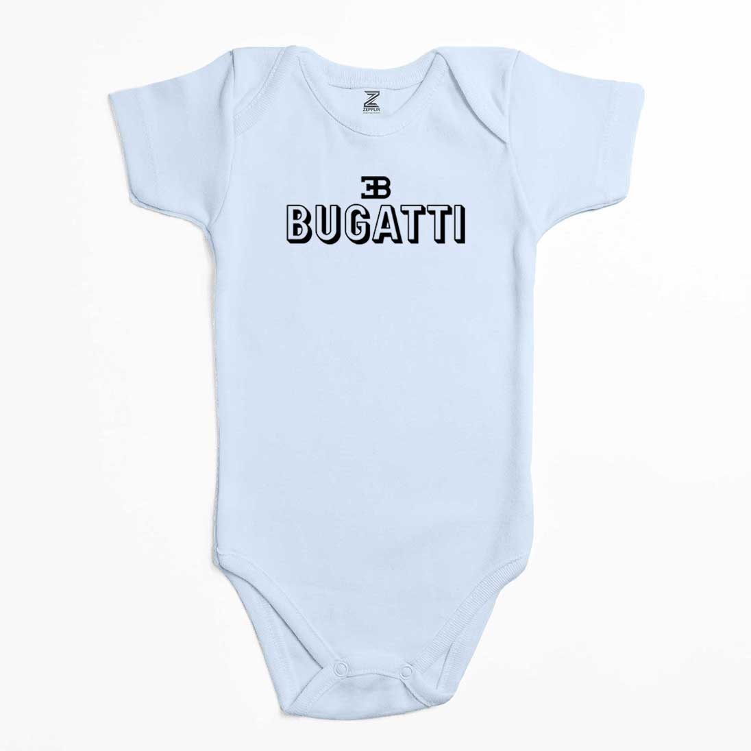 Bugatti Text Renkli Bebek Body Zıbın